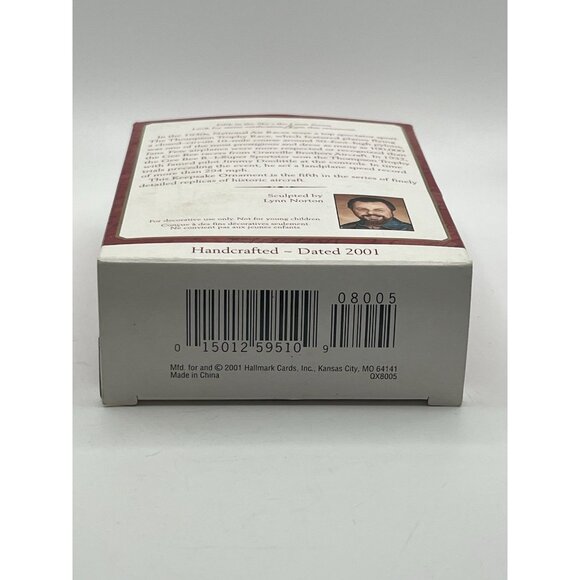 Hallmark Ornament Gee Bee R-1 Super Sportster Sky’s the Limit 5th 2001 - Picture 5 of 16